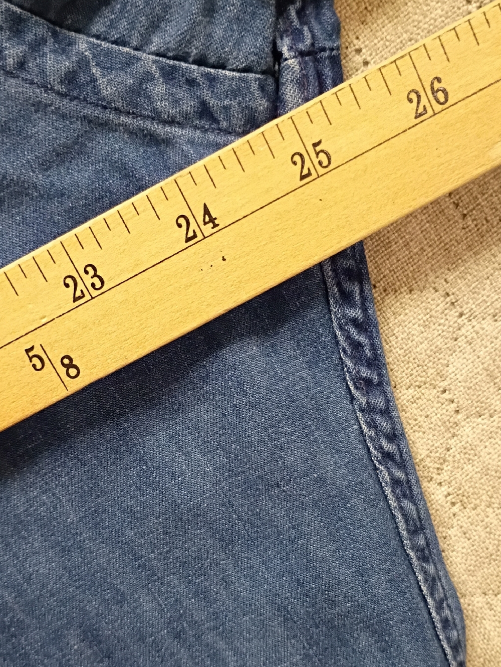 Vintage Purist Denim Shirt Men's XXL Relaxed Fit 100% Cotton Long Sleeve - Picture 6 of 8